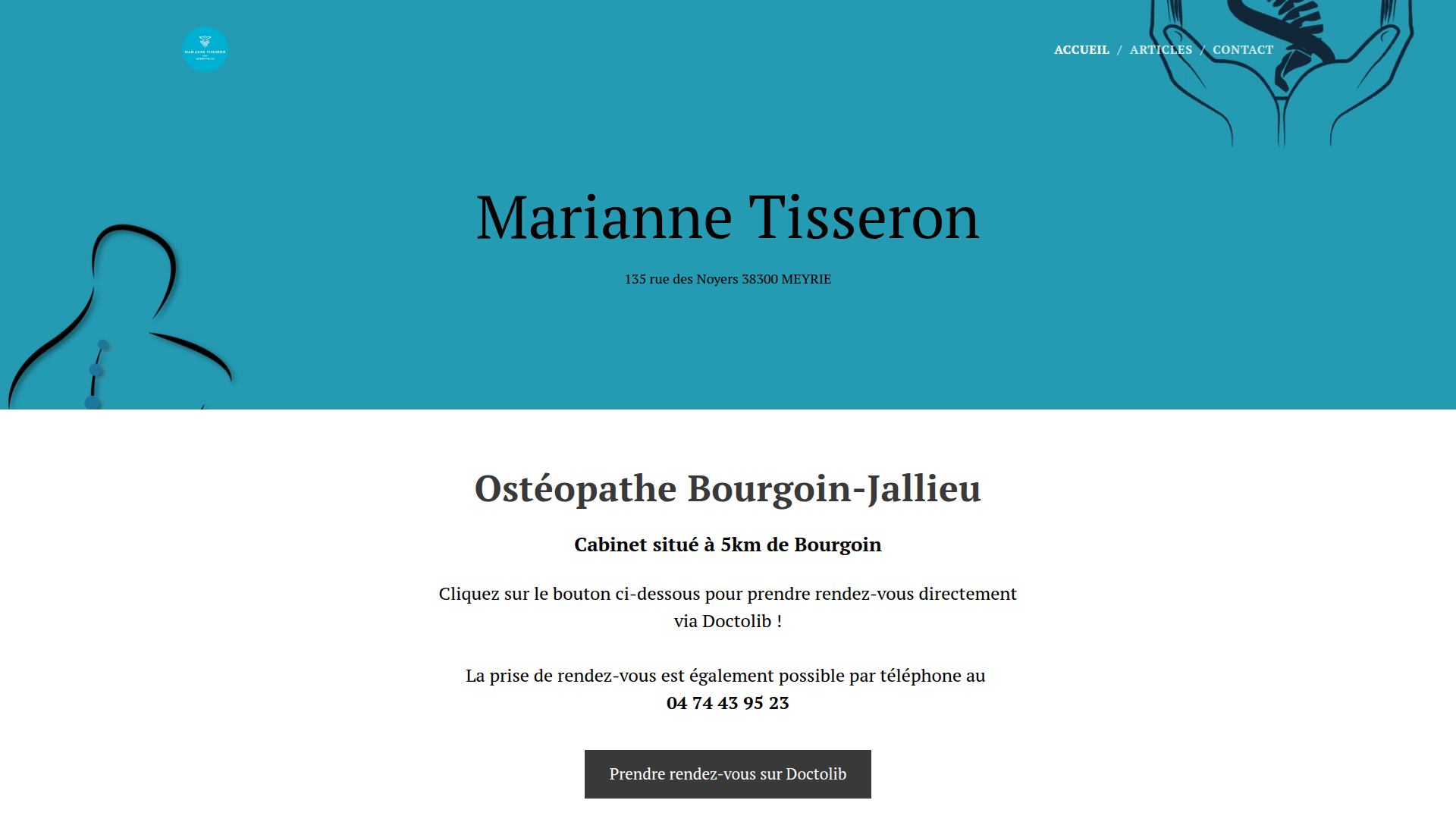 Ostéo Bourgoin - Site d'un cabinet d'ostéopathie